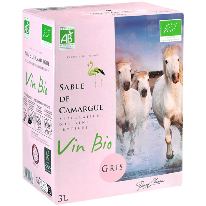 SABLE DE CAMARGUE Pierre Chanau Gris Vin rosé bio AOP