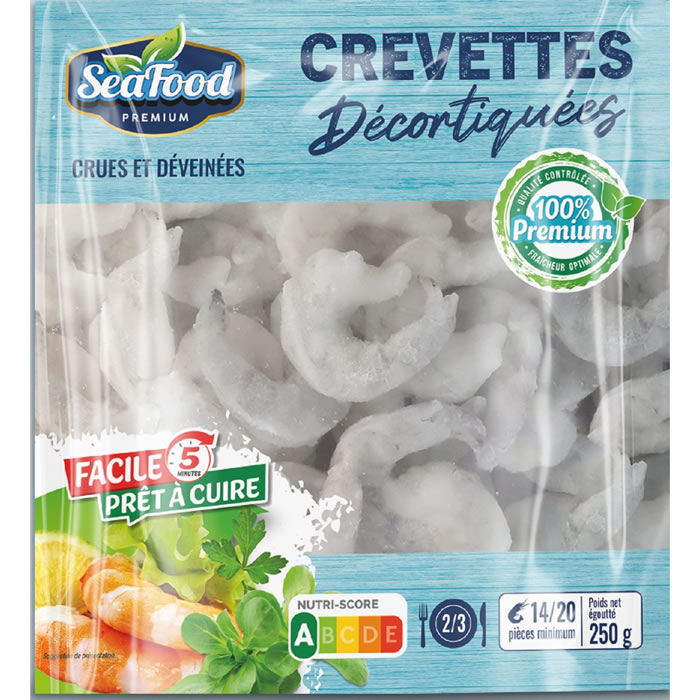 SEAFOOD PREMIUM Crevettes crues décortiquées