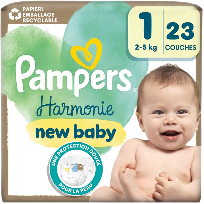 PAMPERS Harmonie New Baby Couches taille 1 (2-5 kg)