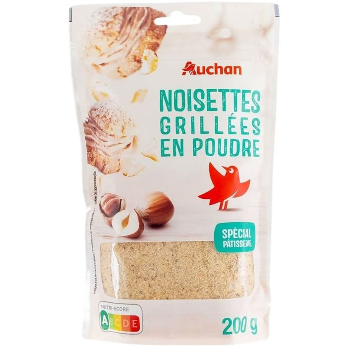 AUCHAN Noisettes grillées en poudre