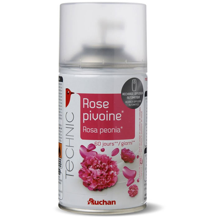 AUCHAN Recharge rose pivoine