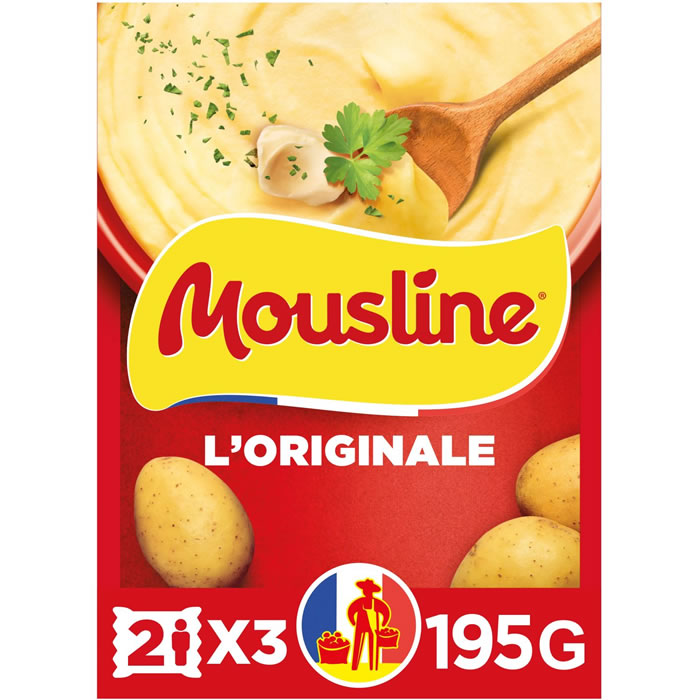 MOUSLINE Purée de pommes de terre nature