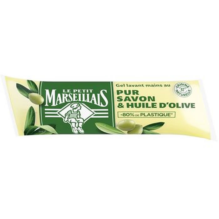 LE PETIT MARSEILLAIS Recharge gel lavant mains liquide à l'huile d'olive