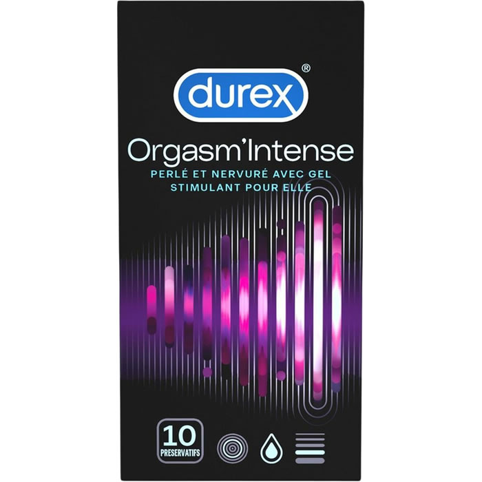 DUREX Orgasm'Intense Préservatifs lubrifiés