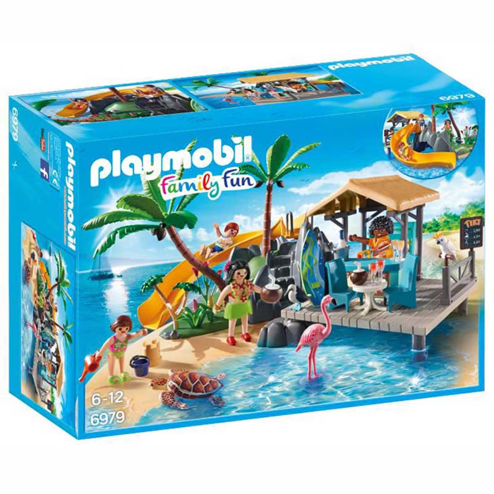 PLAYMOBIL Family Fun - 6979 Île avec vacanciers