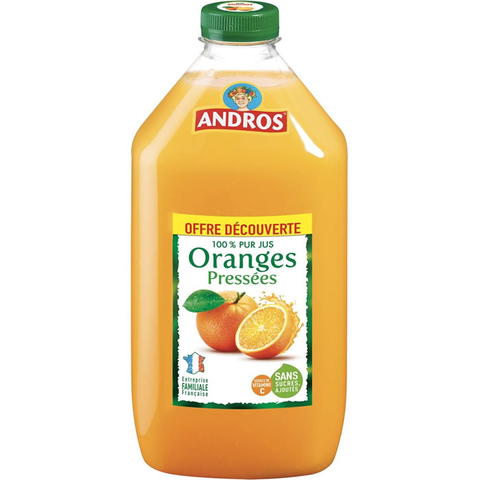ANDROS Pur jus d'orange