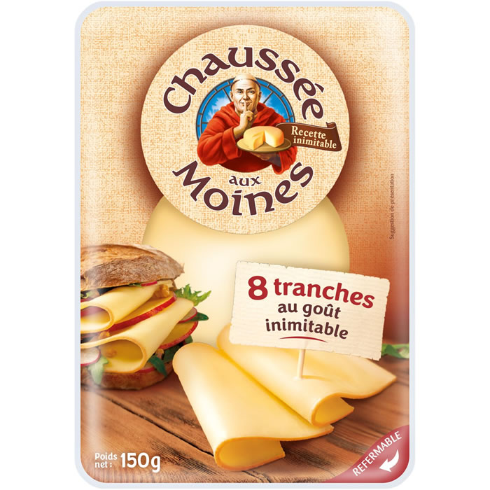 CHAUSSEE AUX MOINES Les tranches moelleuse Fromage en tranches
