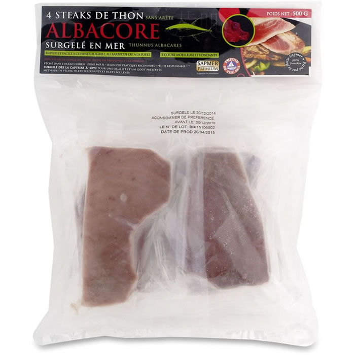 THON Steaks de thon albacore sans arête