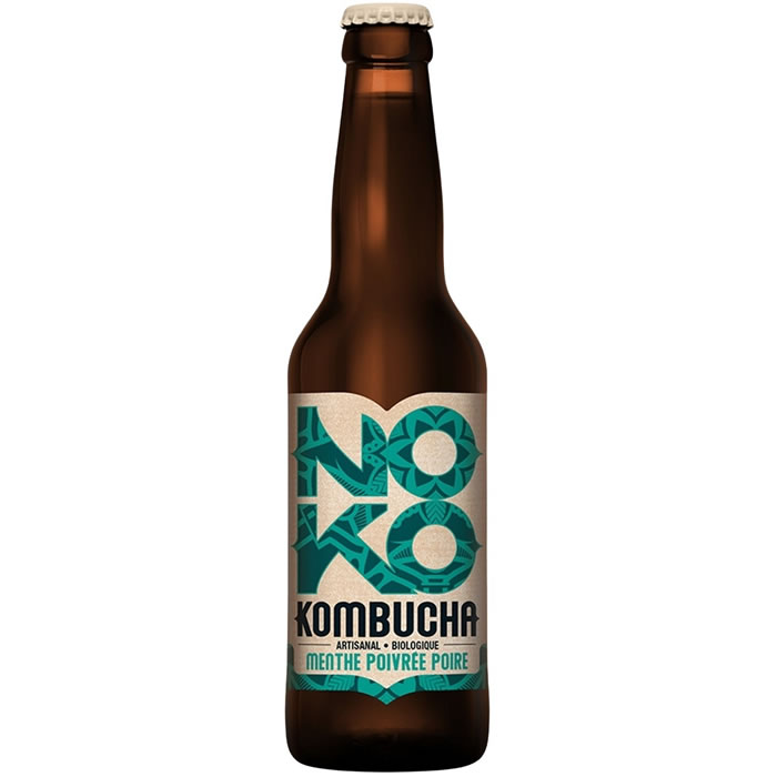 NOKO Kombucha poire menthe poivrée