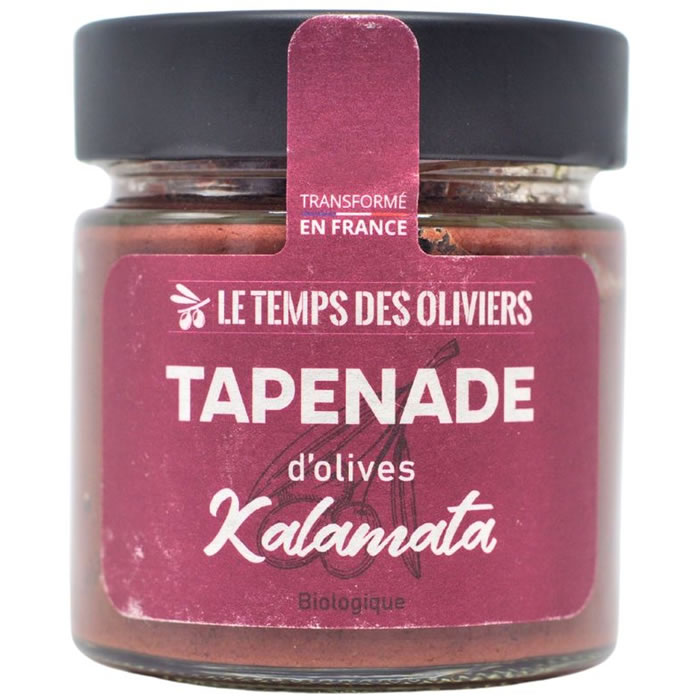 LE TEMPS DES OLIVIERS Tapenade d'olive kalamata bio
