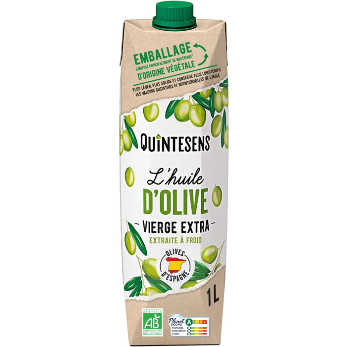 QUINTESENS Huile d'olive vierge extra bio