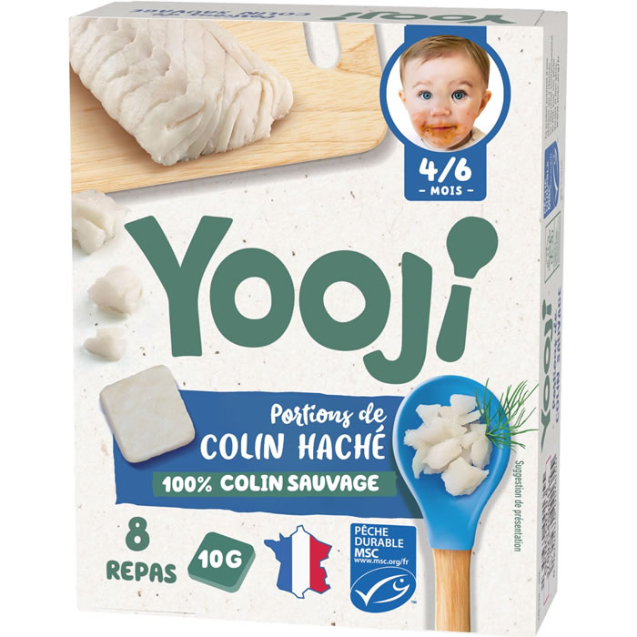 YOOJI Galets de colin haché MSC dès 4 mois