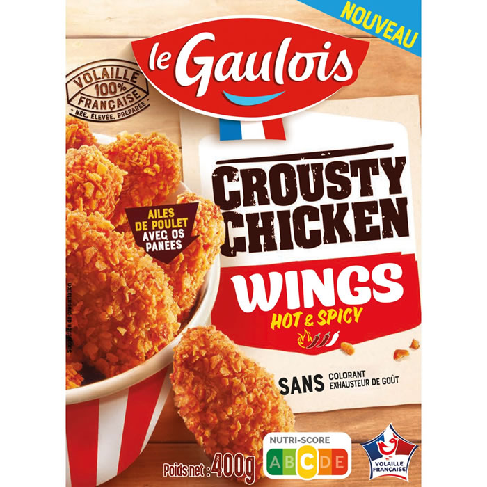 LE GAULOIS Ailerons de poulet panés épicé
