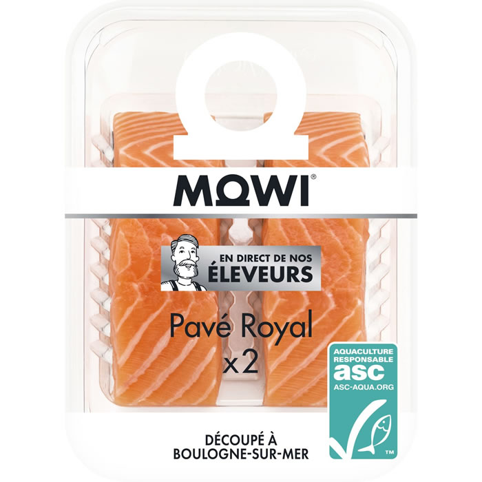 MOWI Pavés de saumon royal ASC
