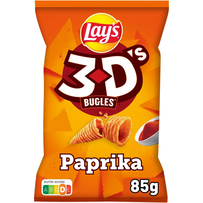 LAY'S 3D's Biscuits soufflés goût paprika