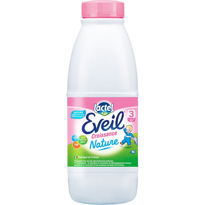 LACTEL Eveil Lait de croissance liquide 10/36 mois