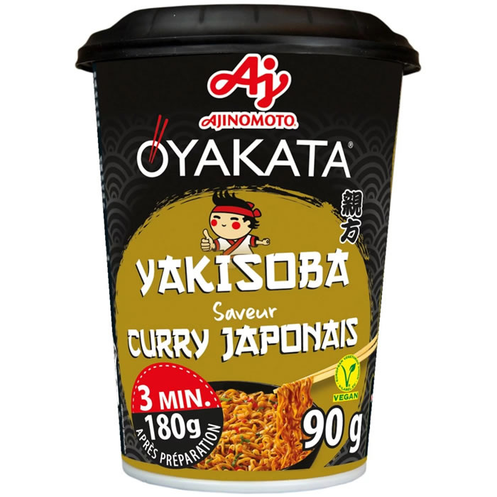 AJINOMOTO Oyakata Nouilles sautées Yakisoba au curry japonais