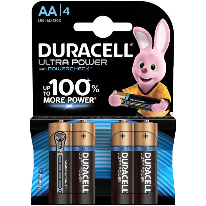 DURACELL Ultra Power Piles alcaline LR6 - type AA