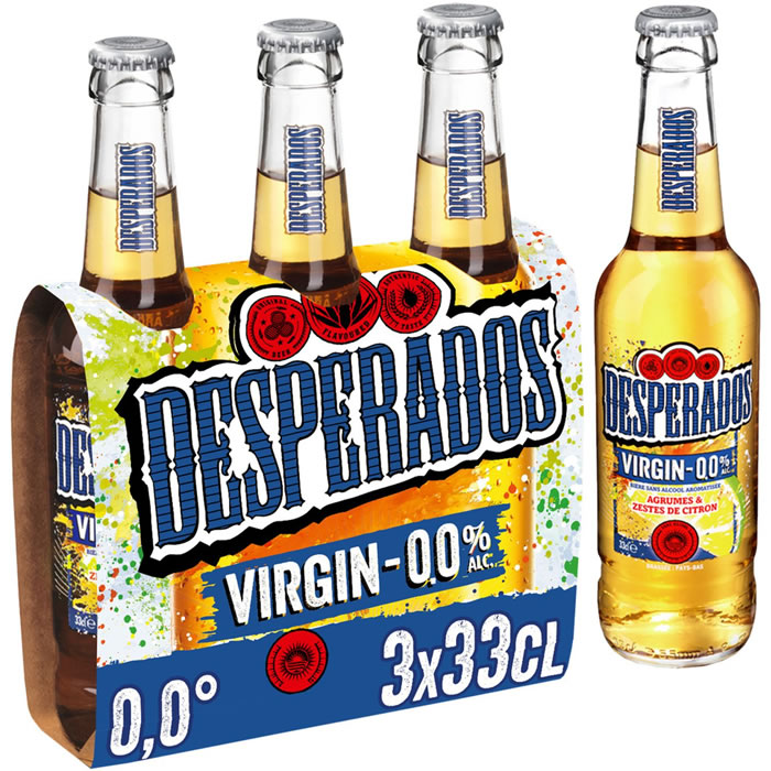 DESPERADOS Virgin Bière sans alcool aromatisée