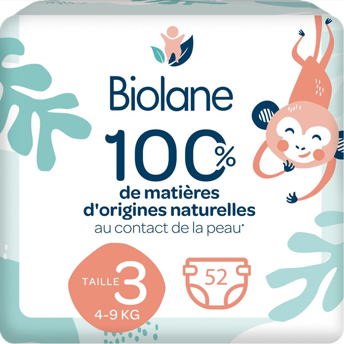 BIOLANE Couches taille 3 (4-9 kg)