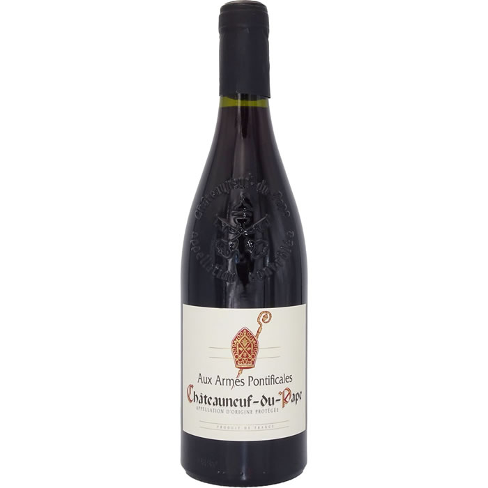 CHATEAUNEUF Aux Armes Pontificales Vin rouge AOP