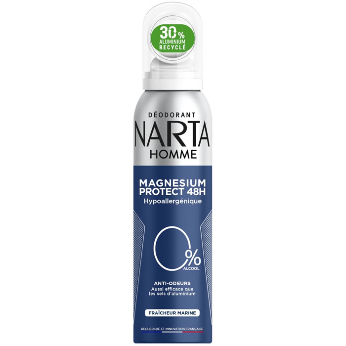 NARTA Déodorant spray homme anti-odeurs 48h
