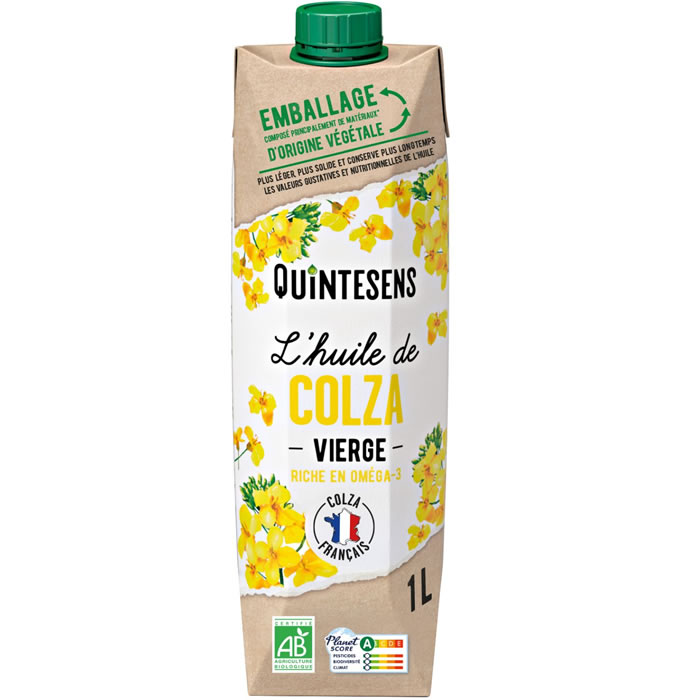 QUINTESENS Huile de colza vierge bio
