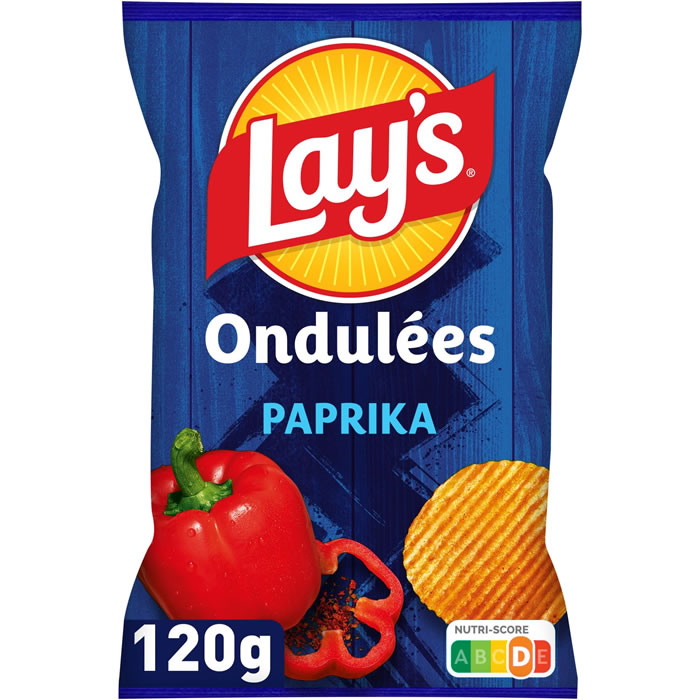 LAY'S Chips ondulées goût paprika