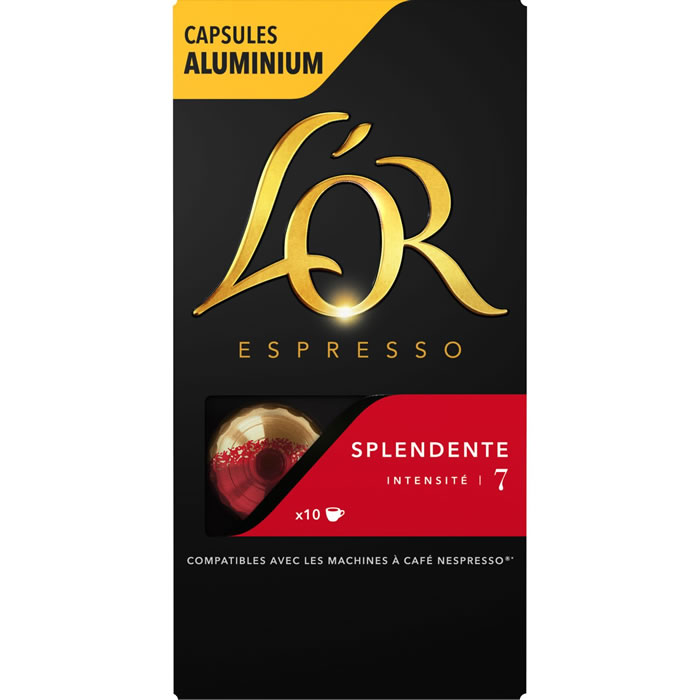 L'OR Espresso Capsules de café splendente N°7