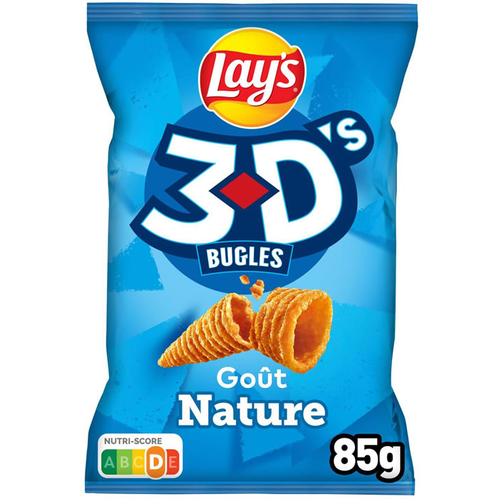LAY'S 3D's Chips soufflés nature