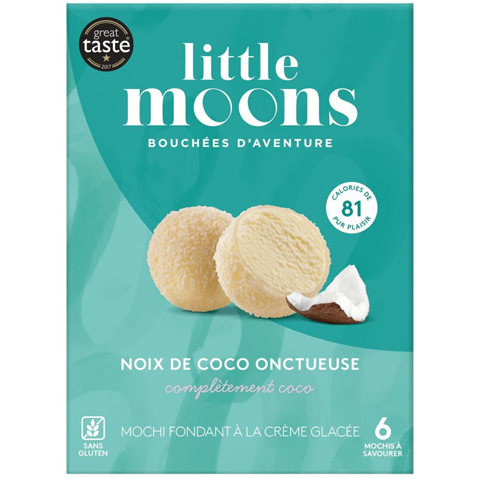 LITTLE MOONS Mochis glacés à la noix de coco