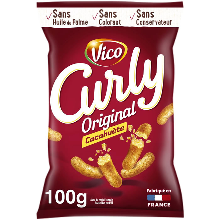 VICO Curly Soufflés à la cacahuète original