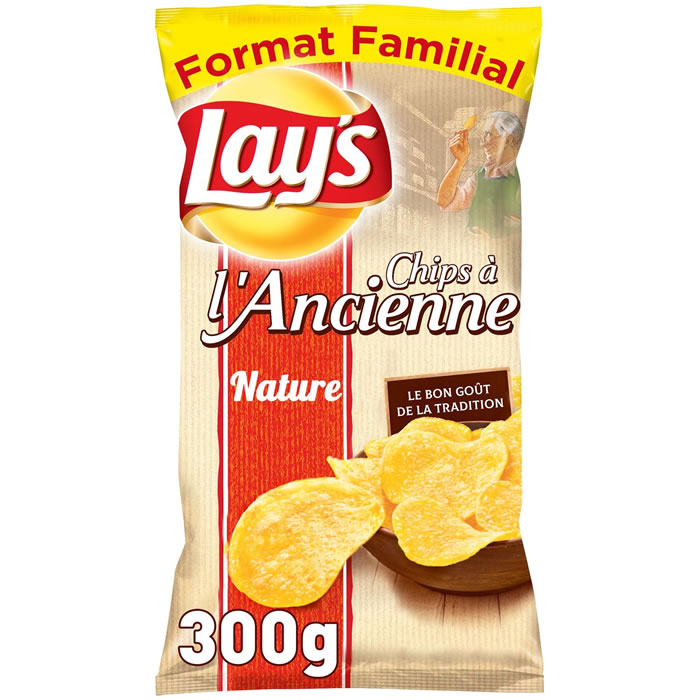 LAY'S Chips à l'ancienne nature