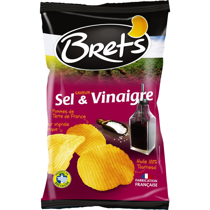BRET'S Chips saveur sel et vinaigre