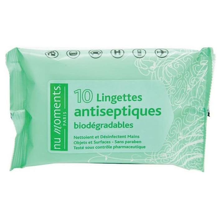 nu moments Lingettes antiseptiques biodégradables