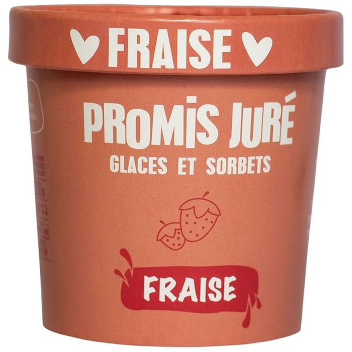 PROMIS JURÉ Sorbet glacé à la fraise