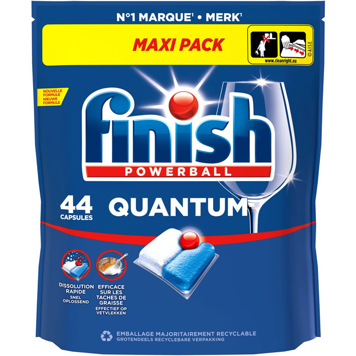 FINISH Powerball Quantum Capsules lave-vaisselle tout en 1