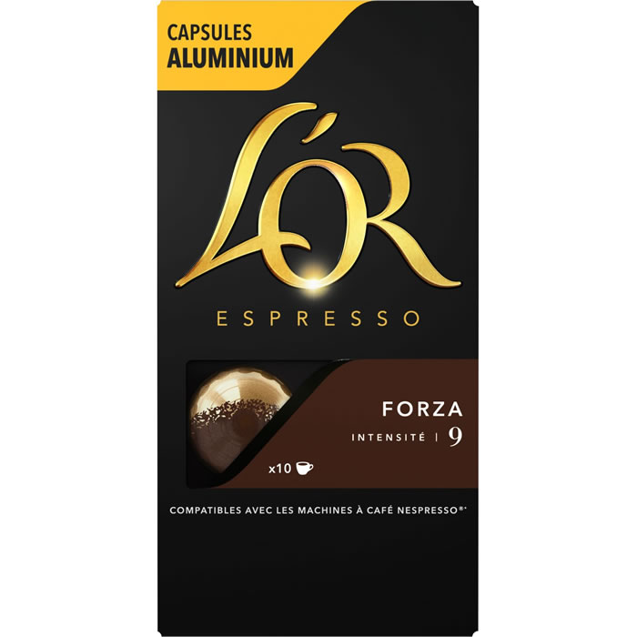 L'OR Espresso Capsules de café fort N°9