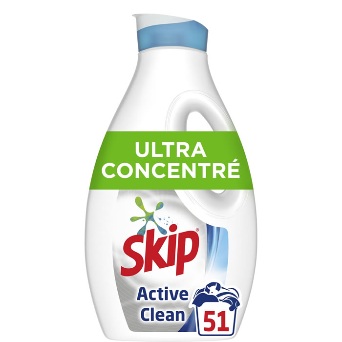 SKIP Active Clean Lessive liquide concentrée