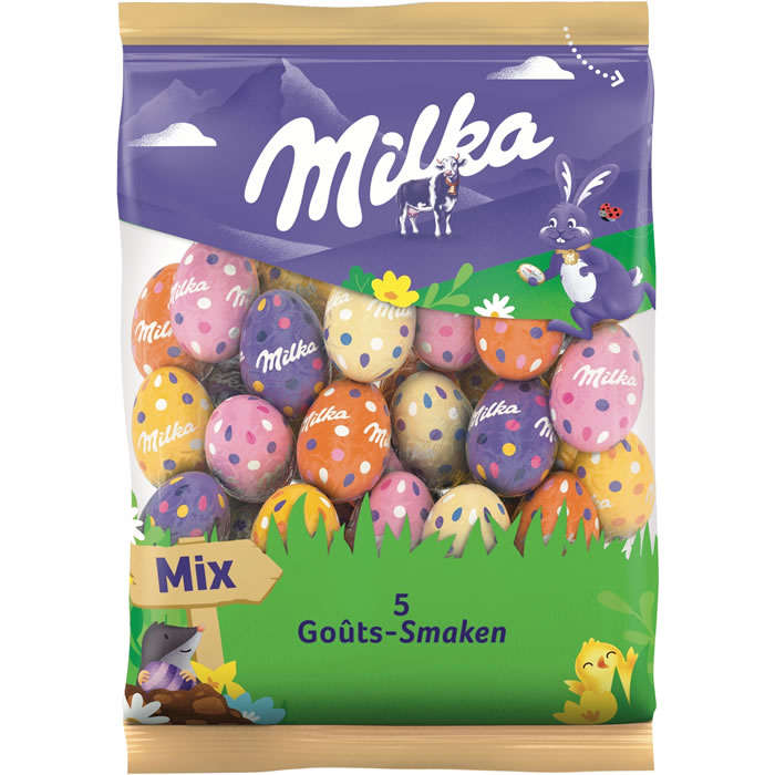 MILKA Mix Assortiment de petits oeufs au chocolat