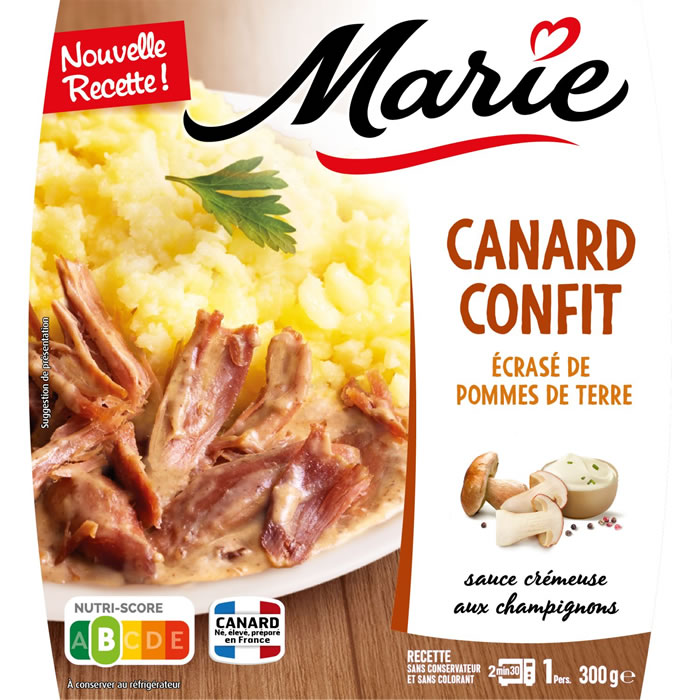 MARIE Canard confit et pommes de terre