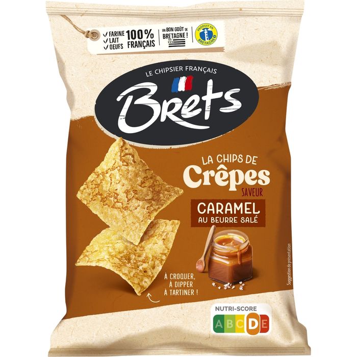 BRET'S Chips crêpes goût caramel beurre salé