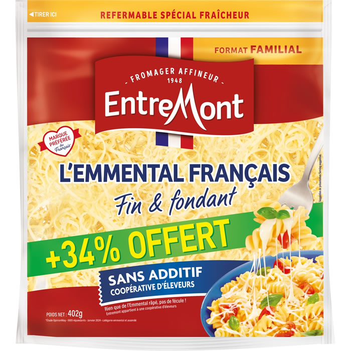 ENTREMONT Emmental râpé