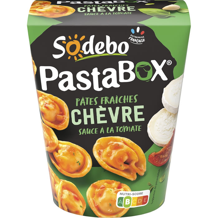 SODEBO Pasta Box Tortellini au chèvre sauce à la tomate