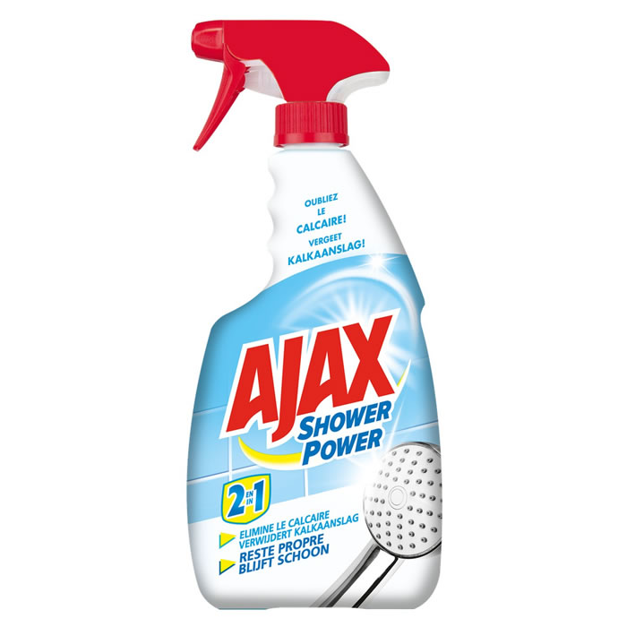 AJAX Shower Power Nettoyant spray salle de bain et anti-calcaire