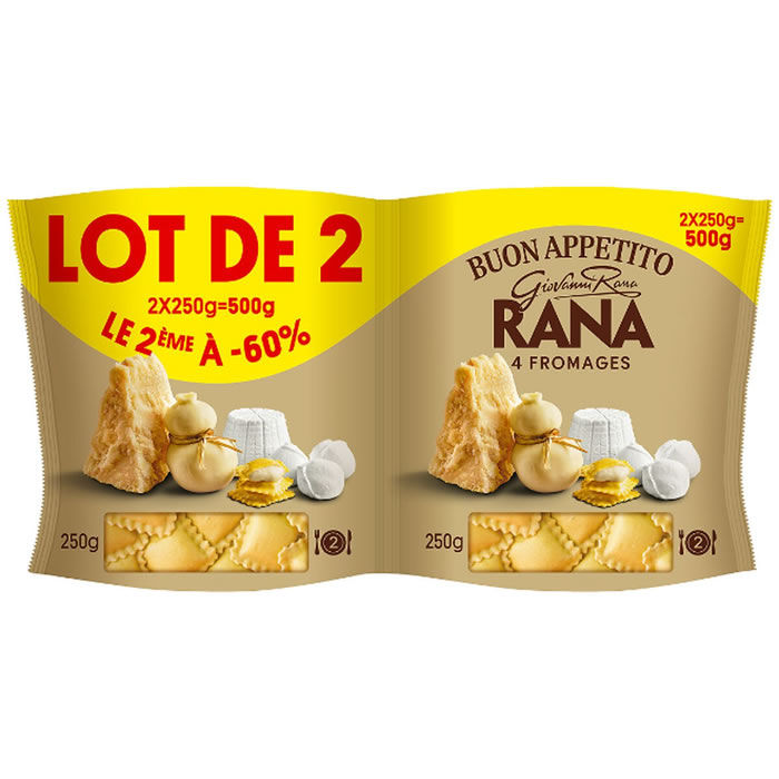 GIOVANNI RANA Ravioli aux 4 fromages