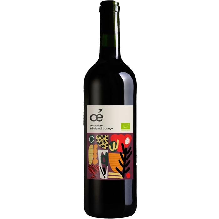 VIN DE FRANCE Vaucluse Principauté d’Orange Oé Vin rouge bio IGP