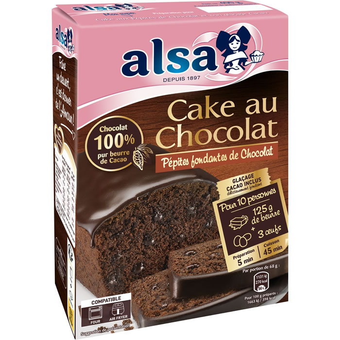 ALSA Préparation pour cake au chocolat