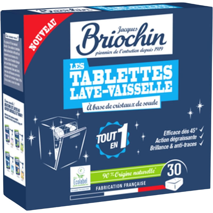 JACQUES BRIOCHIN Tablettes lave-vaisselle tout en 1