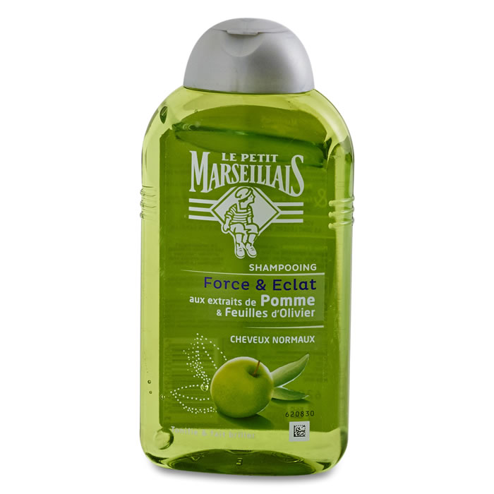 LE PETIT MARSEILLAIS Shampoing pomme et feuilles d'olivier cheveux normaux